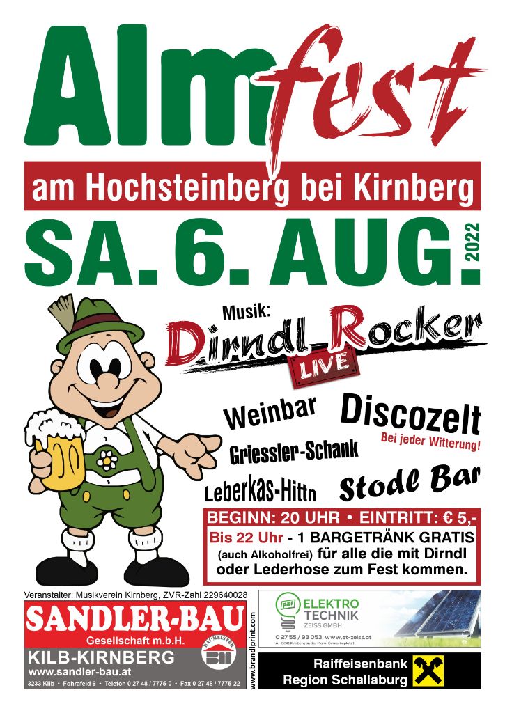 Read more about the article Almfest Hochsteinberg 2022