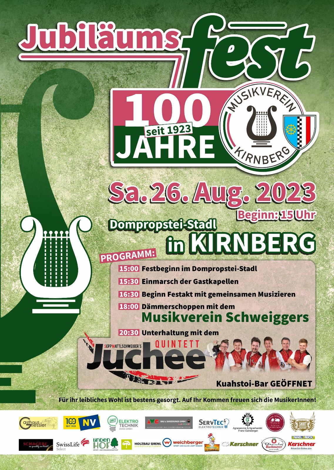 Read more about the article Jubiläumsfest 100 Jahre MV-Kirnberg