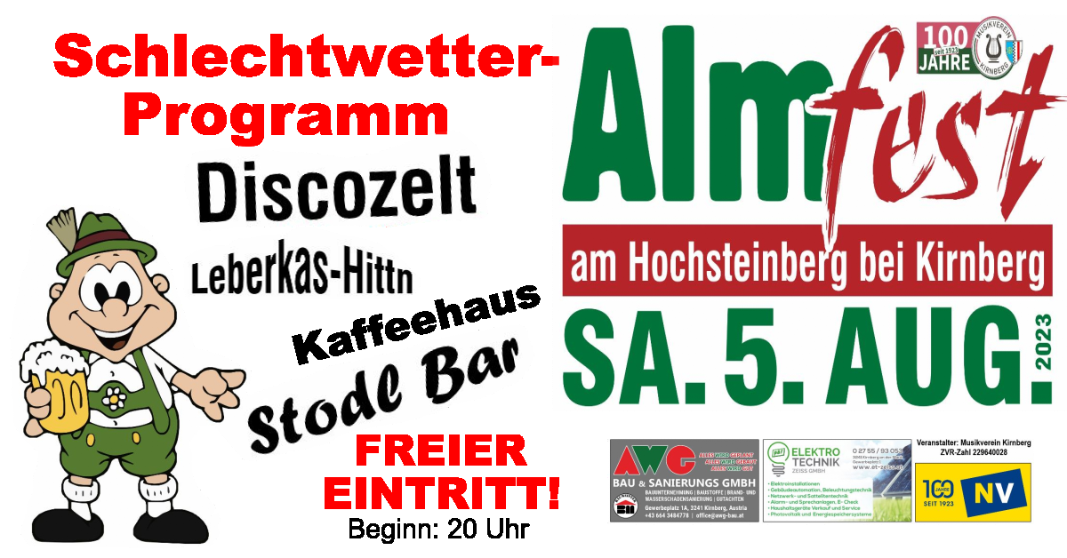 Read more about the article Almfest am Hochsteinberg 2023